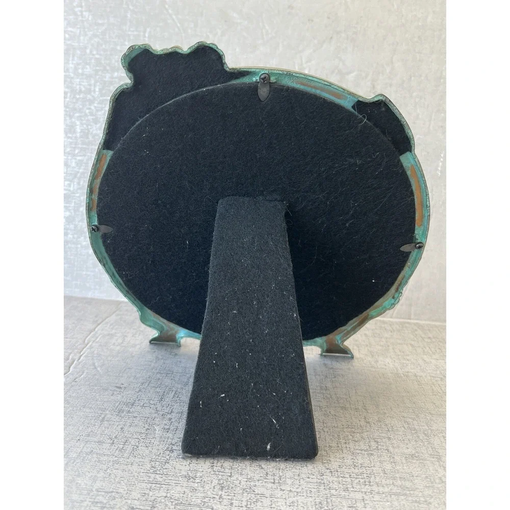 Art Nouveau Tabletop Mirror Woman figure vintage Art Deco